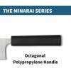 imageSpyderco Murray Carter Premium Kitchen Knives  Highly Refined Signature Japanese Knives for Culinary ProfessionalsMinarai  Black Polypropylene