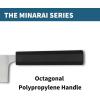 imageSpyderco Murray Carter Premium Kitchen Knives  Highly Refined Signature Japanese Knives for Culinary ProfessionalsMinarai  Black Polypropylene