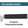 imageSpyderco Murray Carter Premium Kitchen Knives  Highly Refined Signature Japanese Knives for Culinary ProfessionalsMinarai  Black Polypropylene
