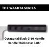 imageSpyderco Murray Carter Premium Kitchen Knives  Highly Refined Signature Japanese Knives for Culinary ProfessionalsWakiita  Black G10
