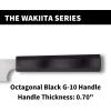 imageSpyderco Murray Carter Premium Kitchen Knives  Highly Refined Signature Japanese Knives for Culinary ProfessionalsWakiita  Black G10