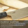 imageSpyderco Murray Carter Premium Kitchen Knives  Highly Refined Signature Japanese Knives for Culinary ProfessionalsWakiita  Black G10