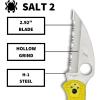 imageSpyderco Salt 2 Wharncliffe Knife with 29quot H1 UltraCorrosion Resistant Steel Blade and Lightweight Yellow FRN Handle  SpyderEdge  C88SWCYL2Yellow  Wharncliffe