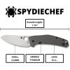 imageSpyderco Spydiechef Premium Chef Knife with 332quot LC200N UltraCorrosionResistant Steel Blade and Titanium Handle  PlainEdge  C211TIP