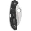 imageSpyderco Tasman Salt 2 Lightweight Knife with 291quot H1 UltraCorrosionResistant Steel Blade and Black FRN Handle  SpyderEdge  C106SBK2
