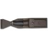 imageSpyderco Zoomer Fixed Blade Knife with 520quot CPM 20CV Stainless Steel Blade and Premium Handcrafted Leather Sheath  PlainEdge  FB42GP