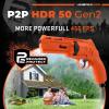imageUmarex T4E P2P HDR 50 GEN 2 Self ampamp Home Defense Less Lethal 50 Cal Paintball Pistol Orange Limited Edition with 5X Mag 50 Cal 5x12 g CO2 Tanks and Pack of 100x 50 Cal Black Rubber Balls Bundle
