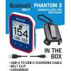 imageWearable4U  Bushnell Phantom 3 GPS Rangefinder Blue with BITE Magnetic Mount and GreenView with Lens Cleaning Cloth BundleBlueLens Cloth