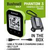 imageWearable4U  Bushnell Phantom 3 GPS Rangefinder Blue with BITE Magnetic Mount and GreenView with Lens Cleaning Cloth BundleGreen Lens Cloth