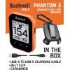 imageWearable4U  Bushnell Phantom 3 GPS Rangefinder Blue with BITE Magnetic Mount and GreenView with Lens Cleaning Cloth BundleOrangeLens Cloth