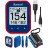 imageWearable4U  Bushnell Phantom 3 Slope GPS Golf Green with Slope Technology Touchscreen Magnetic Cart Mount with Towel BundleBlue Lens Cloth