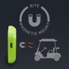 imageWearable4U  Bushnell Phantom 3 Slope GPS Golf Green with Slope Technology Touchscreen Magnetic Cart Mount with Towel BundleGreen Lens Cloth