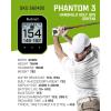 imageWearable4U  Bushnell Phantom 3 Slope GPS Golf Green with Slope Technology Touchscreen Magnetic Cart Mount with Towel BundleGreen Lens Cloth