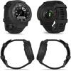 imageWearable4U  Garmin Instinct Crossover Solar Rugged Hybrid Smartwatch Analog Hands and Digital Display 127 in Tidal Blue with EBank BundleBlack