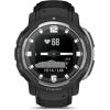 imageWearable4U  Garmin Instinct Crossover Solar Rugged Hybrid Smartwatch Analog Hands and Digital Display 127 in Tidal Blue with EBank BundleBlack