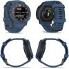imageWearable4U  Garmin Instinct Crossover Solar Rugged Hybrid Smartwatch Analog Hands and Digital Display 127 in Tidal Blue with EBank BundleTidal Blue
