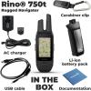 imageWearable4U  Garmin Rino 750t TwoWay Radio Navigator with Topo Mapping with EBank Bundle