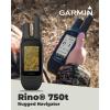 imageWearable4U  Garmin Rino 750t TwoWay Radio Navigator with Topo Mapping with EBank Bundle