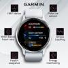 imageWearable4U  Garmin Venu 3S GPS Smartwatch AMOLED Display 41 mm Watch Advanced Health and Fitness Features Up to 10 Days of Battery Wheelchair Mode Sleep Coach Dust Rose with Power BankSilverWhitestone