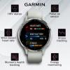imageWearable4U  Garmin Venu 3S GPS Smartwatch AMOLED Display 41 mm Watch Advanced Health and Fitness Features Up to 10 Days of Battery Wheelchair Mode Sleep Coach Dust Rose with Power BankSilverSage Gray