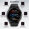 imageWearable4U  Garmin Venu 3S GPS Smartwatch AMOLED Display 41 mm Watch Advanced Health and Fitness Features Up to 10 Days of Battery Wheelchair Mode Sleep Coach Dust Rose with Power BankSlateBlack