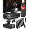 imageWearable4U Garmin Varia Vue  Cycling Headlight ampamp 4k Camera Auto Brightness 600 Lumens ampamp Varia RCT715 Bicycle Radar Continuous Recording Vehicle Detection w 32 GB microSDHC PowerBank Bundle