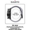 imageWearable4U SUUNTO 7  SUUNTO 9 Soft Silicon Wristband Strap 24mm QuickFixGray