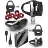 imageGarmin Rally RK110 SingleSensing Power Meter Pedals for Road Bikes Upgradeable to Dual 5 Degree Look KEO Cleats Rechargeable Up to 90 Hours of Ride Time w Wearable4U PowerBank Bundle