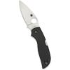 imageSpyderco Chaparral Lightweight Prestige Knife with 280 CTS XHP Steel Blade and Gray Durable FRN Handle  PlainEdge  C152PGYCarbon Fiber