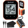 imageWearable4U  Bushnell Phantom 3 Slope GPS Golf Green with Slope Technology Touchscreen Magnetic Cart Mount with Towel BundleOrange Lens Cloth