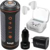 imageWearable4U  Bushnell Wingman 2 GPS Golf Speaker with White Earbuds  WallCar Adapters BundleWHT EarBuds WallCar Adapters