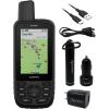 imageWearable4U  Garmin GPSMAP 67 Rugged Hiking Handheld Expanded GNSS Support 3in Display with Power Pack BundleEBank w CarWall Chargers
