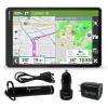 imageWearable4U  Garmin RV 795 GPS Navigator Large EasytoRead 7 Custom RV Routing HighResolution Birdseye Satellite Imagery with Power Pack Bundle10in