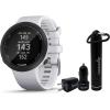 imageWearable4U  Garmin Swim 2 GPS Swimming Smartwatch with Power Pack Bundle WhitestoneWhitestone