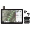 imageWearable4U  Garmin Tread XL  Baja Chase Edition Rugged 10 OffRoad Chase Navigator Portable GPS for Baja Support Trucks with Black Earbuds Bundle