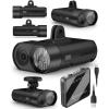 imageWearable4U Garmin Varia Vue Cycling Headlight and 4k Camera Light Intensity up to 600 Lumens Auto Brightness CrystalClear Video Recording Incident Detection While Cycling PowerBank Bundle