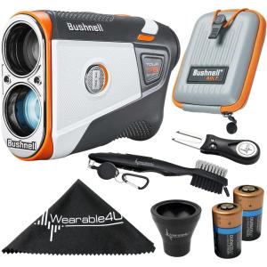 imageBushnell Tour V6  Tour V6 Shift Laser Golf Rangefinder with Wearable4U BundleTour V6 ShiftUltimate AllIn Bundle