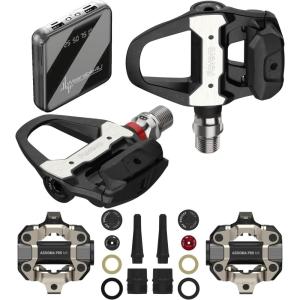 imageFavero Assioma PRO RS2MX DualSensing Power Meter Set Road ampamp OffRoad Riding  Shimano SPDSL ampamp SPD MTB Compatibility EasytoTransfer Cycling Dynamics w Wearable4U PowerBank Bundle