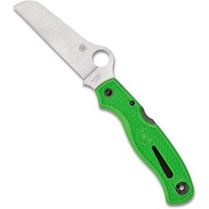 imageSpyderco Atlantic Salt Lightweight Knife with 368quot Corrosion Resistant LC200N Sheepfoot Blade and Durable Black FRN Handle  PlainEdge  C89FPGR