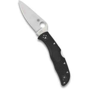 imageSpyderco Endela Lightweight Knife with 341quot VG10 Stainless Steel Blade and Emerson Opener  PlainEdge  C243PGYWPlainEdge