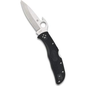 imageSpyderco Endela Lightweight Knife with 341quot VG10 Stainless Steel Blade and Emerson Opener  PlainEdge  C243PGYWPlainedge  Emerson Opener