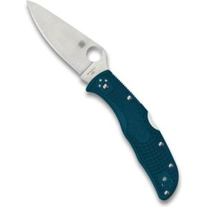 imageSpyderco Endela Lightweight Knife with 341quot VG10 Stainless Steel Blade and Emerson Opener  PlainEdge  C243PGYWPlainedge  K390 Steel