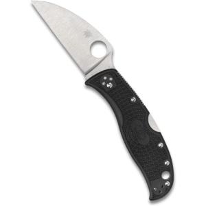 imageSpyderco RockJumper Lightweight Knife with 308quot VG10 Steel Wharncliffe Blade and Black FRN Handle  SpyderEdge  C254SBKPlainEdge
