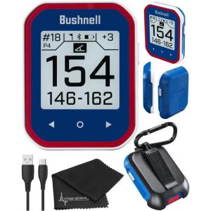 imageWearable4U  Bushnell Phantom 3 GPS Rangefinder Blue with BITE Magnetic Mount and GreenView with Lens Cleaning Cloth BundleBlueLens Cloth