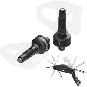 imageWearable4U  FAVERO ASSIOMA DuoShi Both Sides Power Meter 99gr Each Shimano Pedals Compatible with Cycling Multitool Bundle