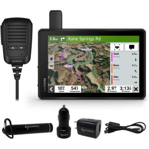 imageWearable4U  Garmin Tread SxS GPS Navigator Ulltrabright Display Preloaded TopographyGroup Ride Radio inReach Technology with Power Pack Bundle