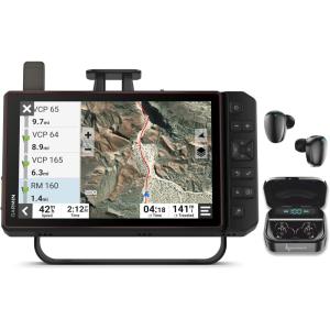 imageWearable4U  Garmin Tread XL  Baja Race Edition Rugged ultrabright 10 OffRoad Race Navigator highPerformance GPS for Trophy Trucks Team Tracking with Earbuds Bundle