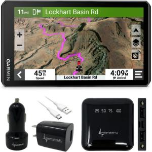imageWearable4U  Garmin Zumo XT2 MTS Rugged Motorcycle Bike GPS Navigator 6in Sunlightreadable Display with Power Pack BundleZumo XT2
