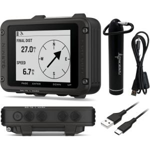 imageWearable4U Garmin Foretrex 801 WristMounted GPS Navigator with Tactical Features No Strap with EBank BundleForetrex 801 No strap
