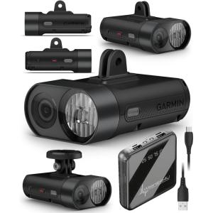 imageWearable4U Garmin Varia Vue Cycling Headlight and 4k Camera Light Intensity up to 600 Lumens Auto Brightness CrystalClear Video Recording Incident Detection While Cycling PowerBank Bundle